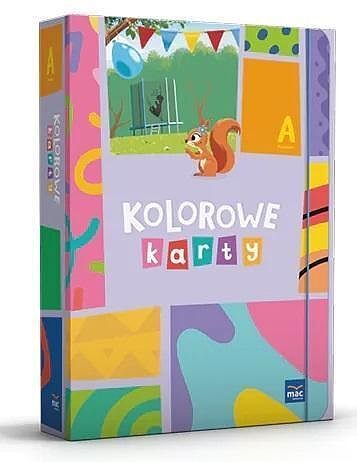 Pakiet kolorowe karty poziom a 3 latek