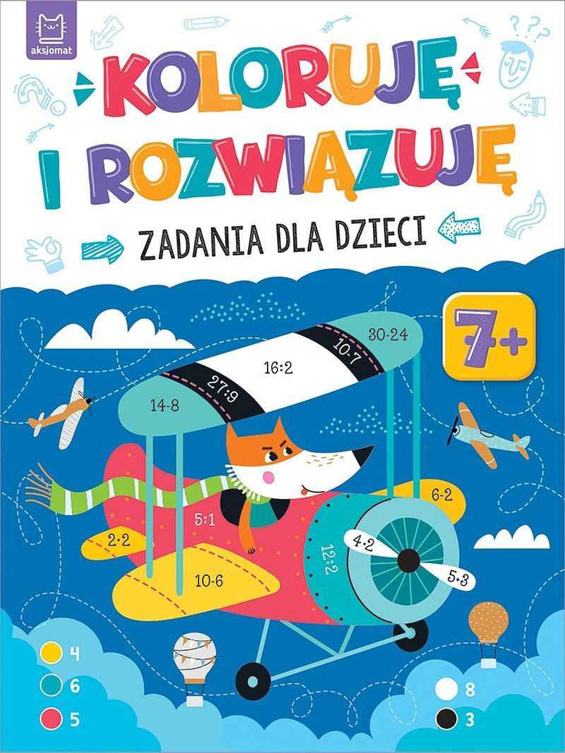 Koloruję i rozwiązuję. Zadania dla dzieci. 7+