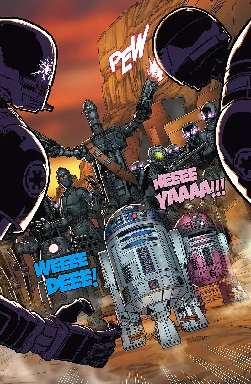 Star Wars - Mroczne droidy. Drużyna D