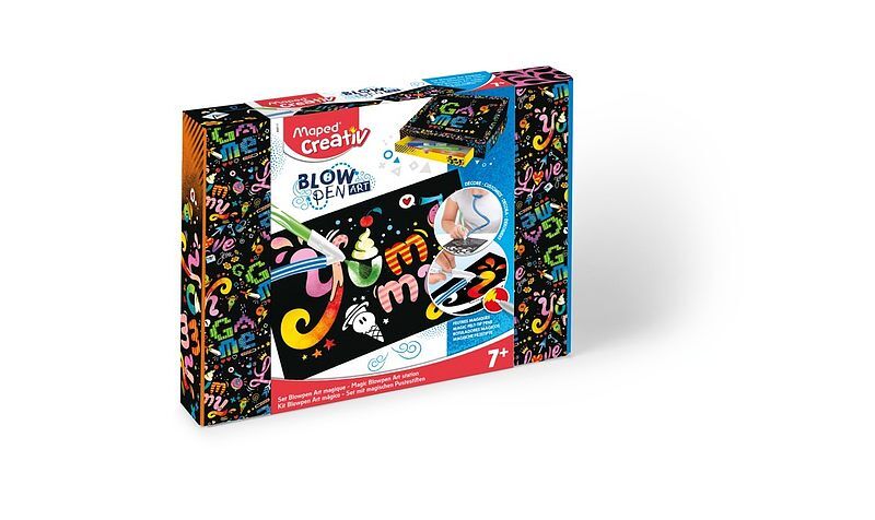 Flamastry dmuchane magic blowpen art creativ
