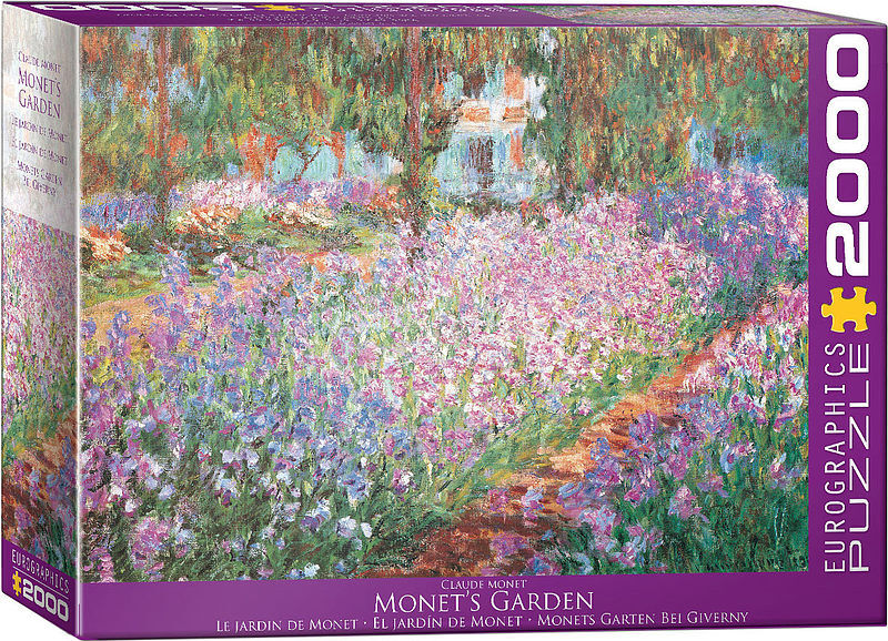 Puzzle 2000 monet´s garden by claude mo 8220-4908