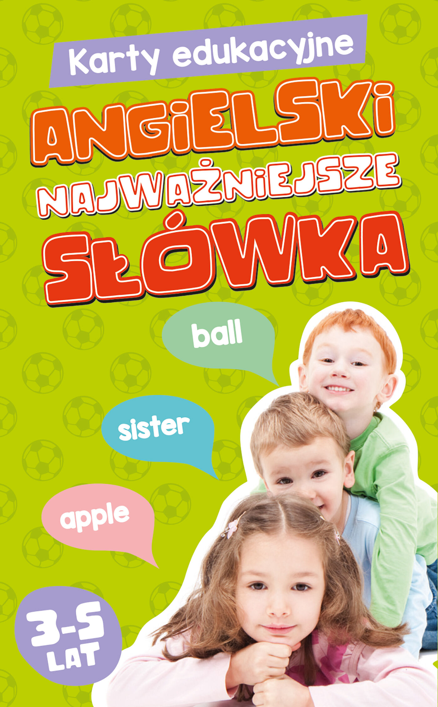 Karty edukacyjne. Angielski Najważniejsze słówka