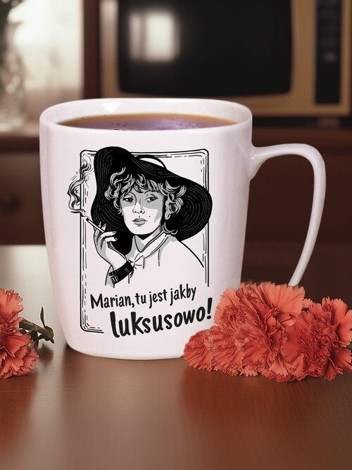 Kubek Marian tu jest jakby luksusowo