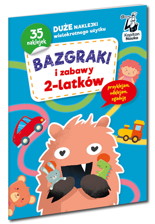 Bazgraki i zabawy 2-latków. Kapitan Nauka
