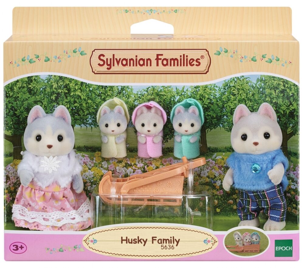 Sylvanian Families Rodzina piesków Husky 5636
