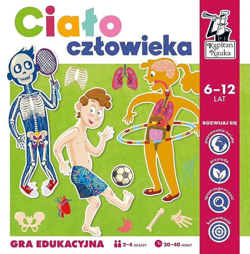 Kapitan Nauka. Gra edukacyjna Ciało człowieka