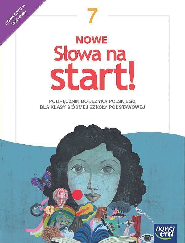 Język polski słowa na start! neon podręcznik dla klasy 7 szkoły podstawowej edycja 2023-2025