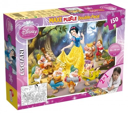 Puzzle dwustronne maxi Królewna Śnieżka 150