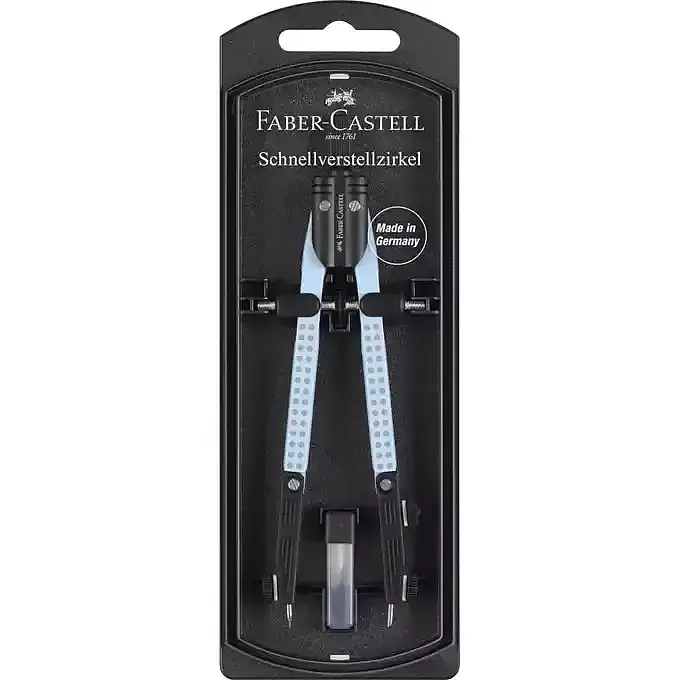 Cyrkiel grip 2001 faber castell jasnoniebieski