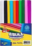 Bibuła marszczona astra 25x200 cm mix 10 kolorów