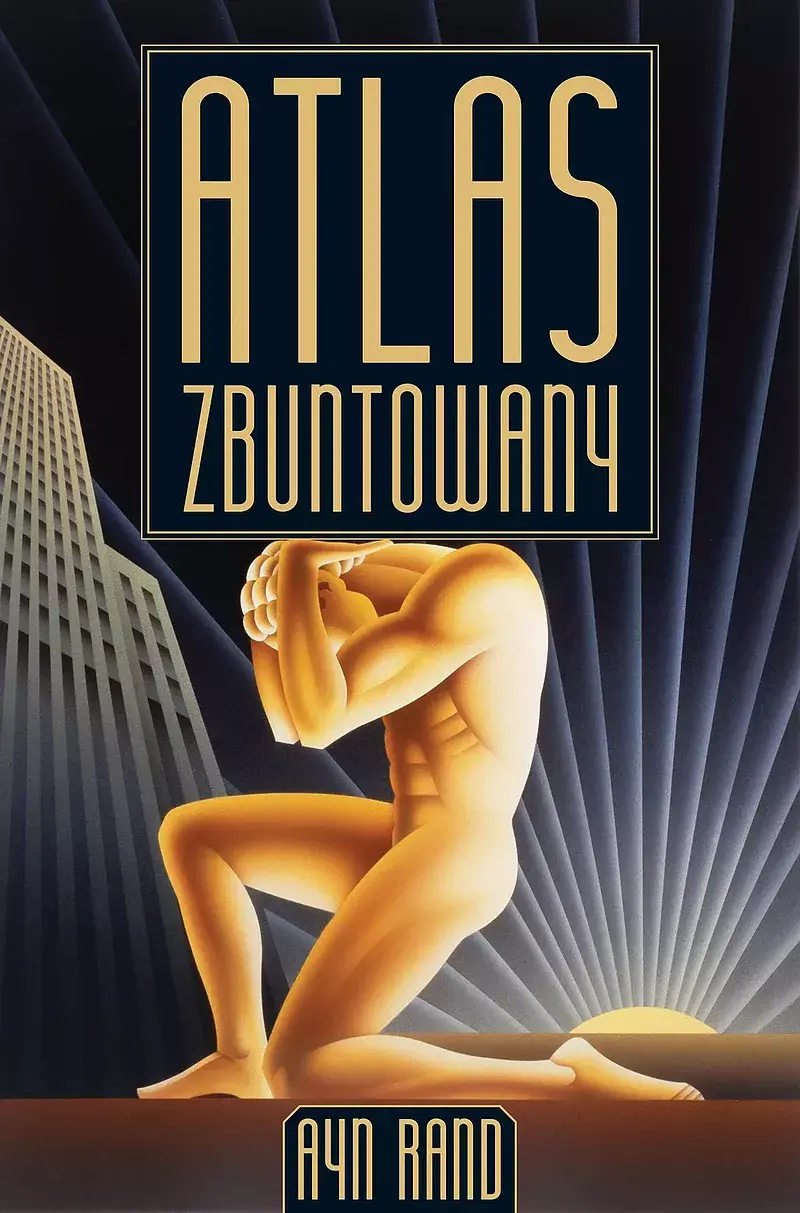 Atlas zbuntowany TW. OPRAWA