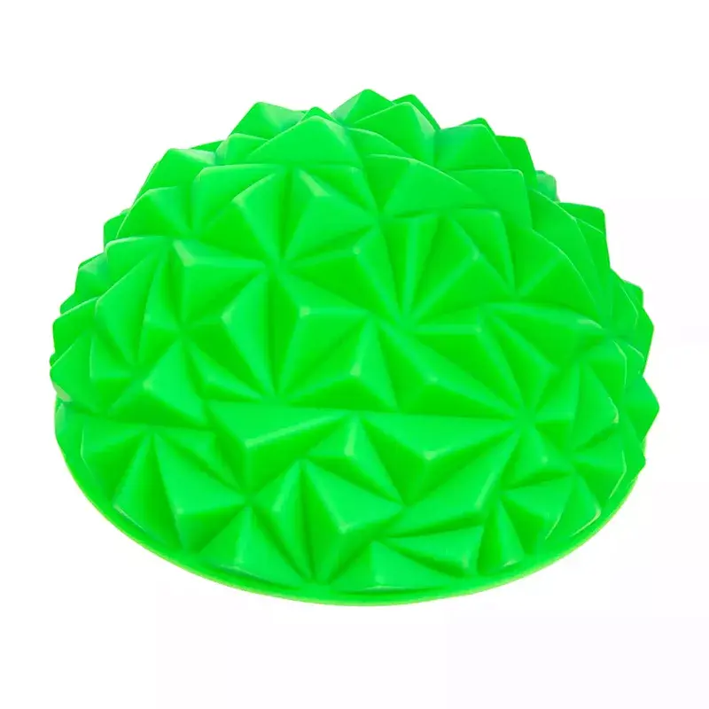 Półkula sensoryczna do masażu diament 16 cm zielona