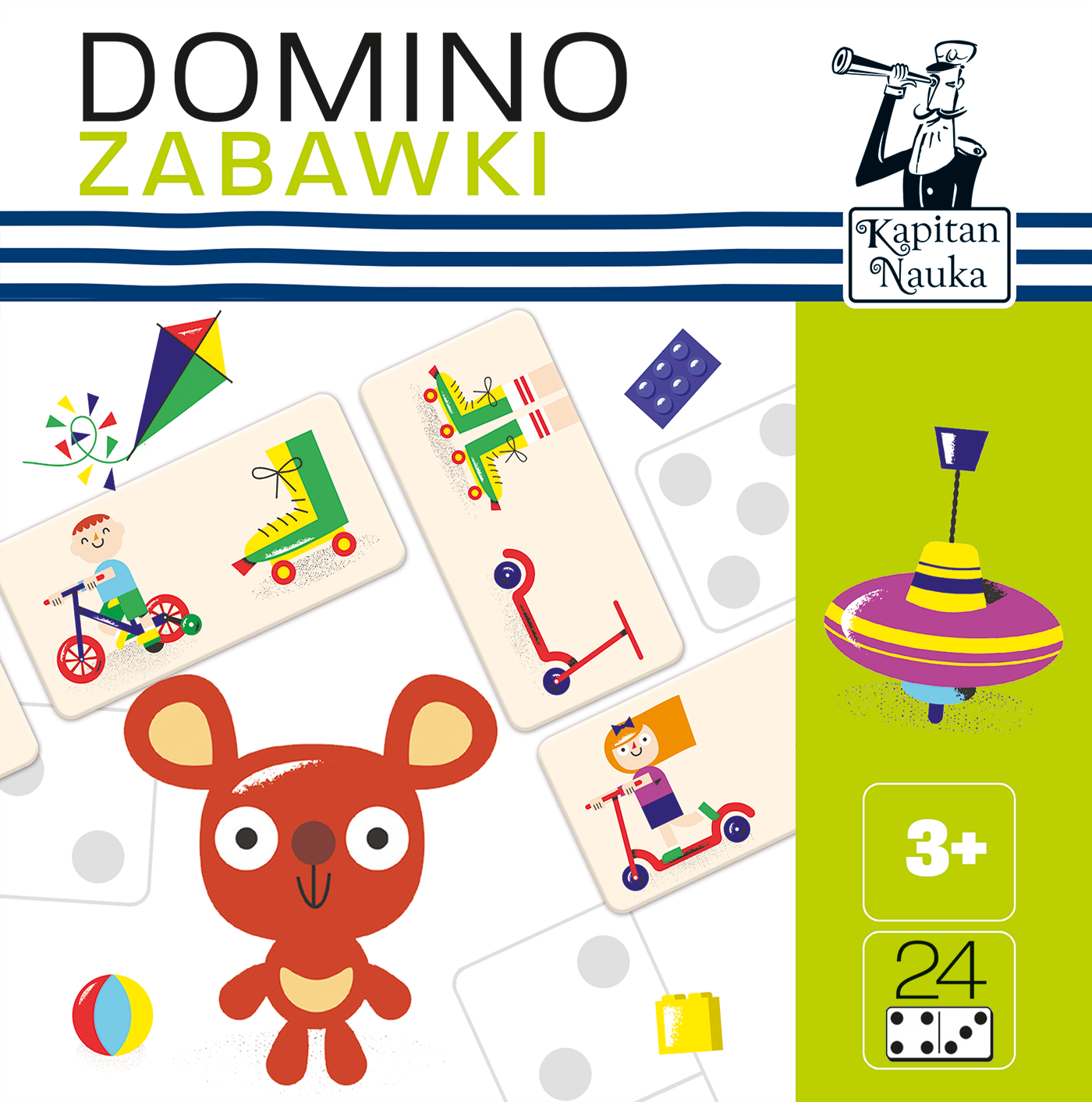 Kapitan Nauka. Domino obrazkowe Zabawki