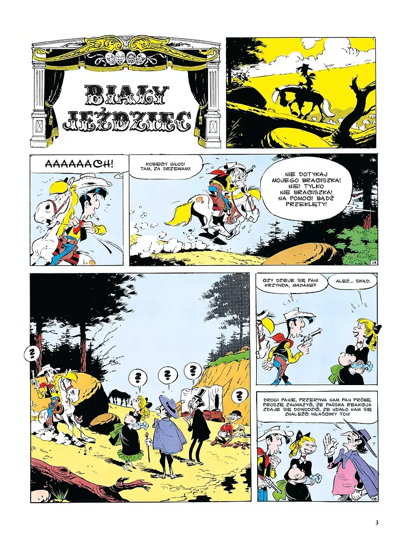 Lucky Luke - 43 - Biały jeździec