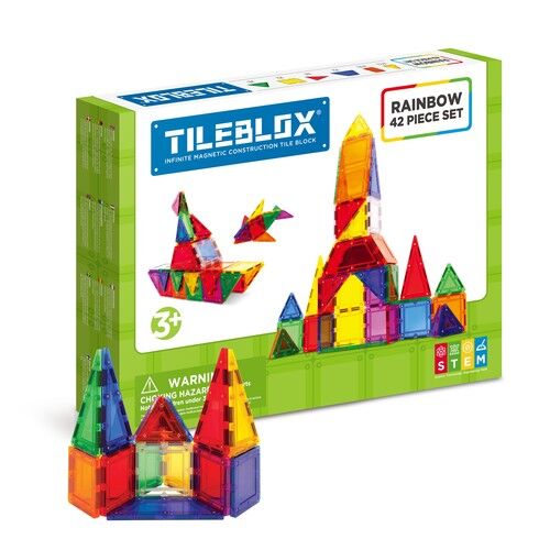 Tileblox Zestaw tęczowy 42 elementy