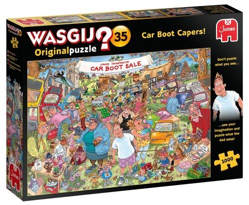 Puzzle 1000 Wasgij Original 35 Wyprzedaż z bagażnika