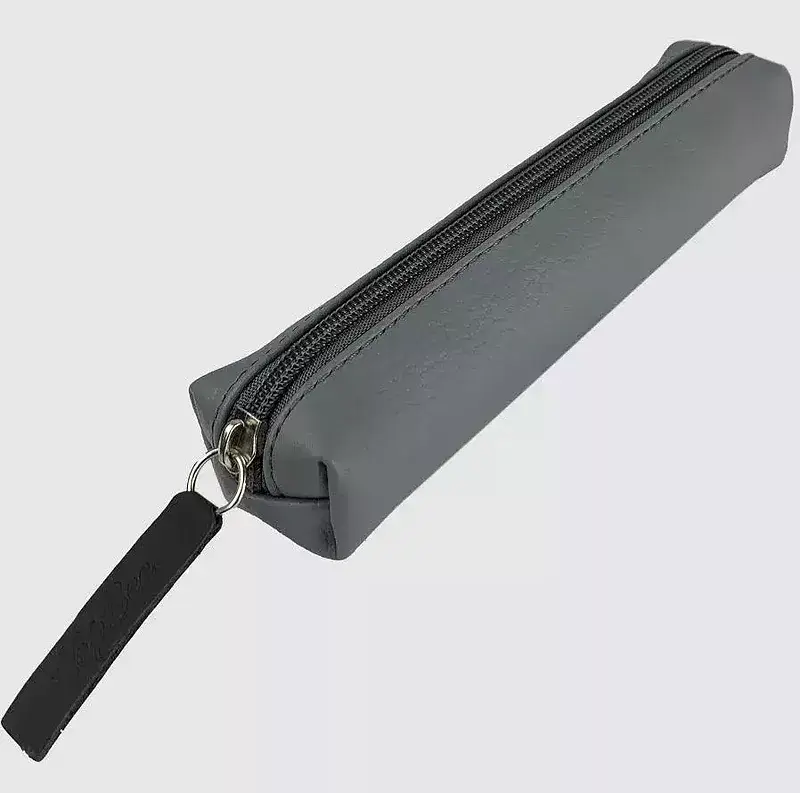 Piórnik mini prostokąt popielaty bb210124