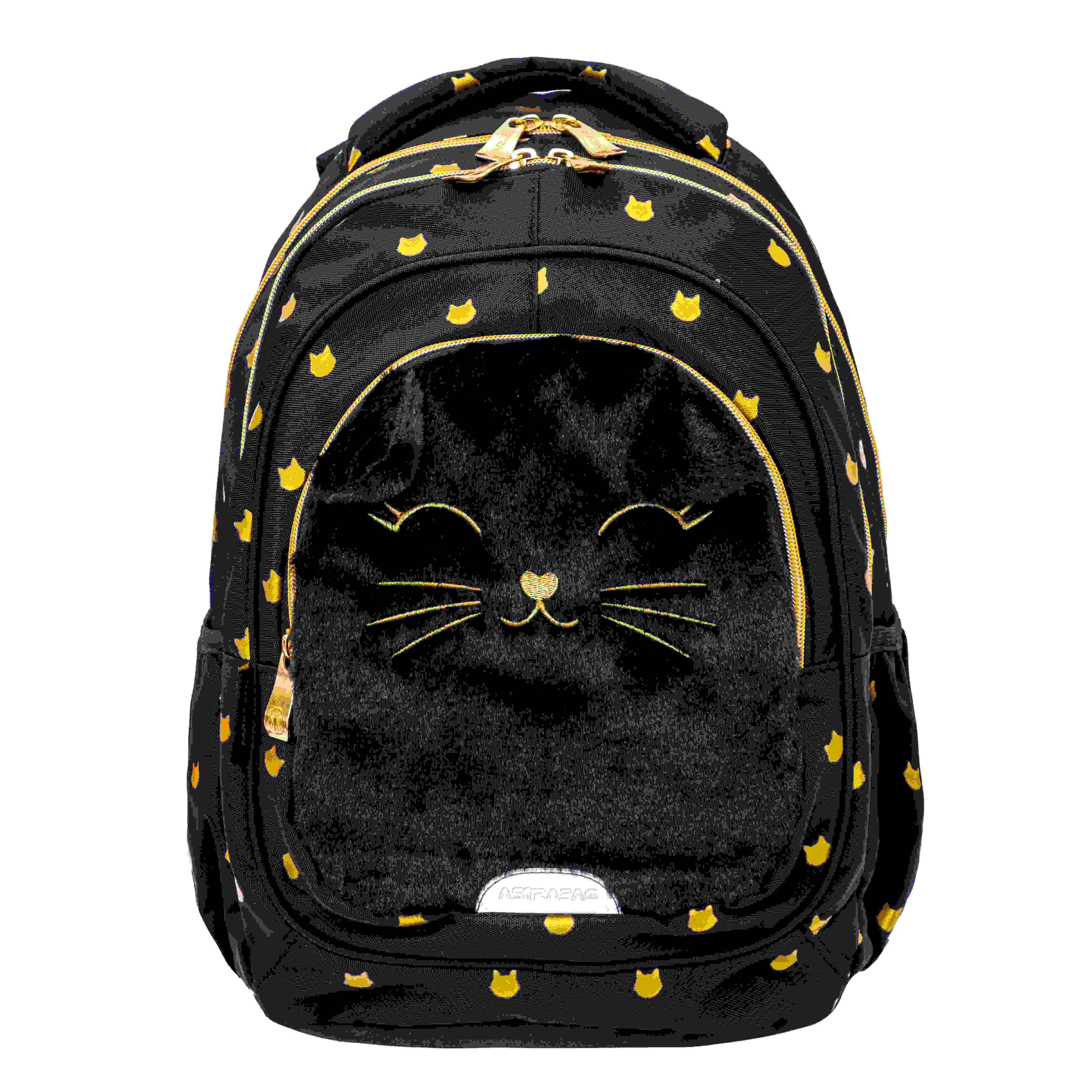 Plecak Astrabag Fluffy Kitty Black AB330