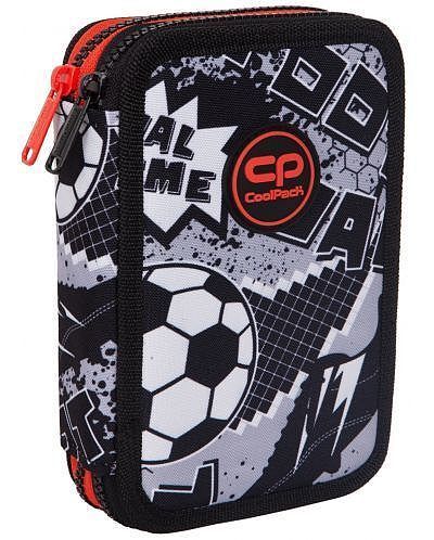 Piórnik 2-komorowy coolpack jumper 2 grey ball