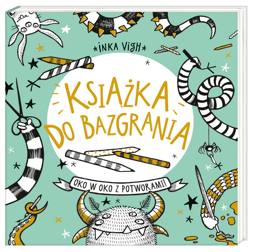 Oko w oko z potworami książka do bazgrania