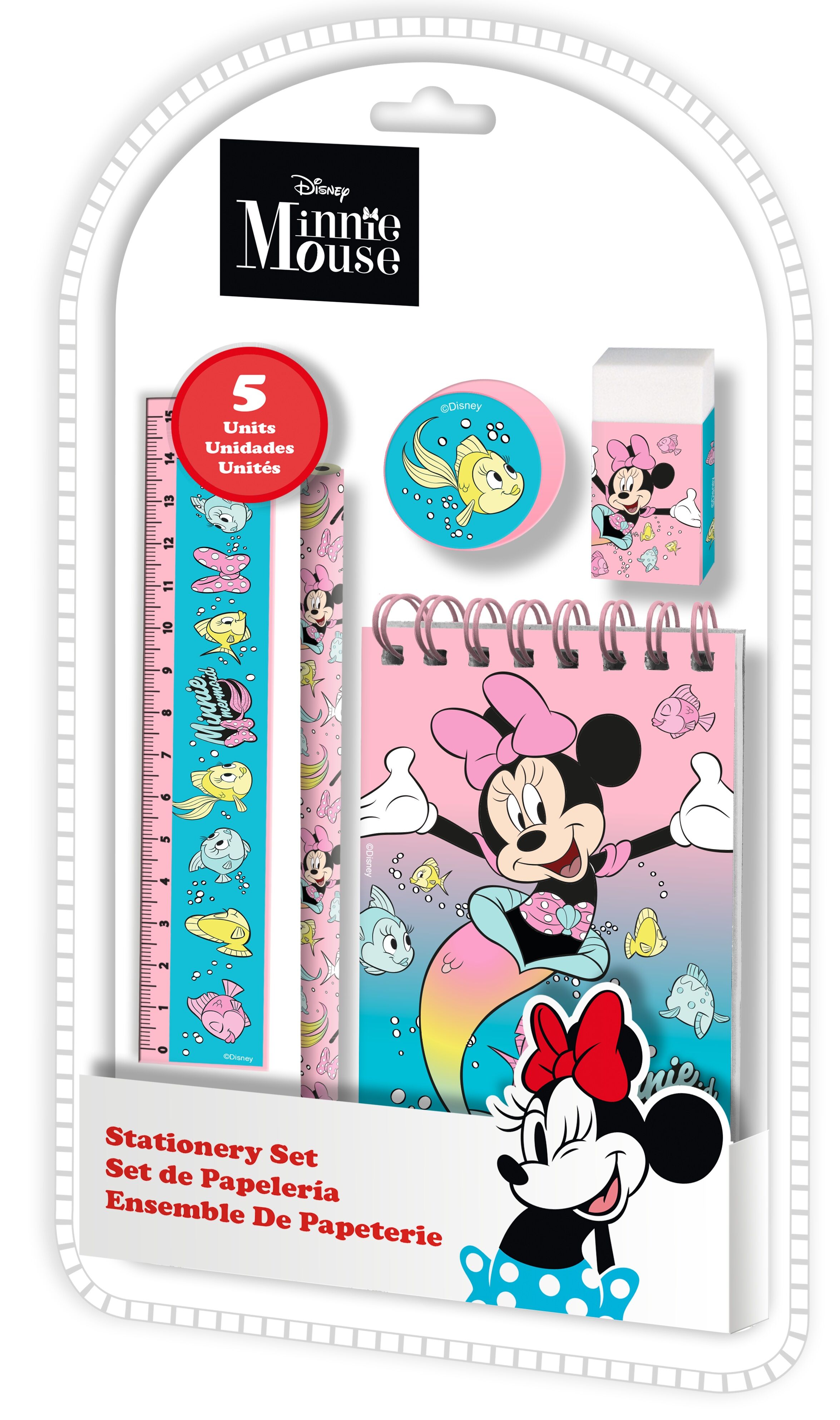 Zestaw piśmienniczy Minnie 5 el. MN30023