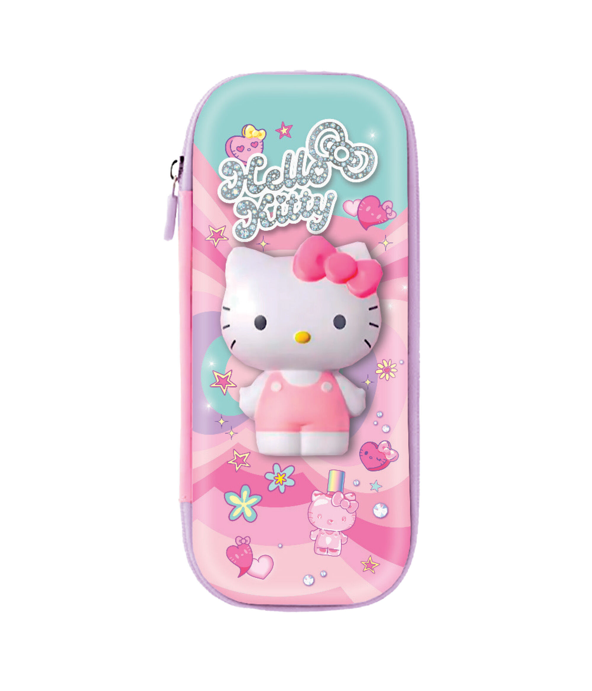 Piórnik Hello Kitty Evasquishy 3D wzór 3 Pink