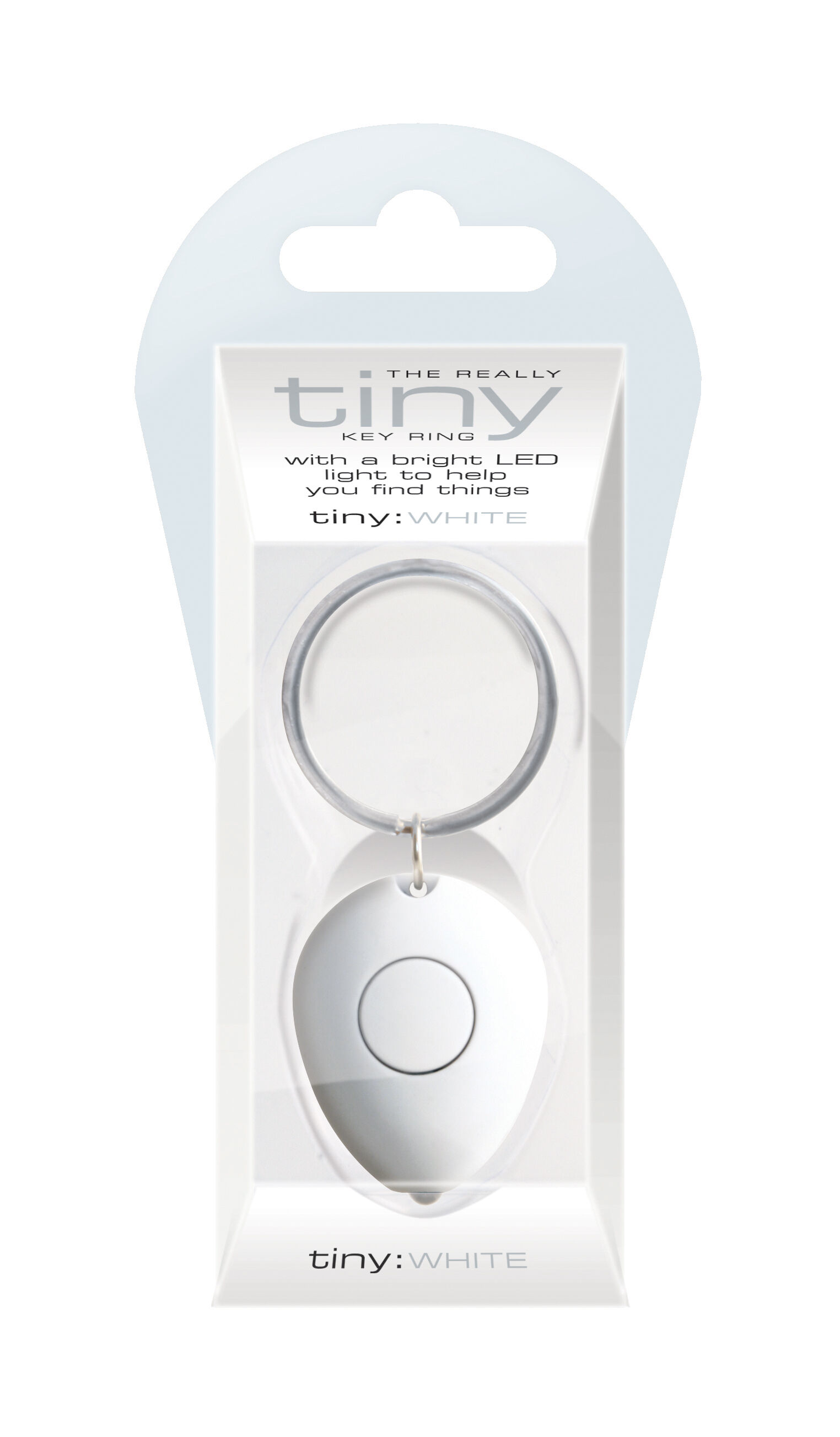Really Tiny Keyring - breloczek z lampką - biały