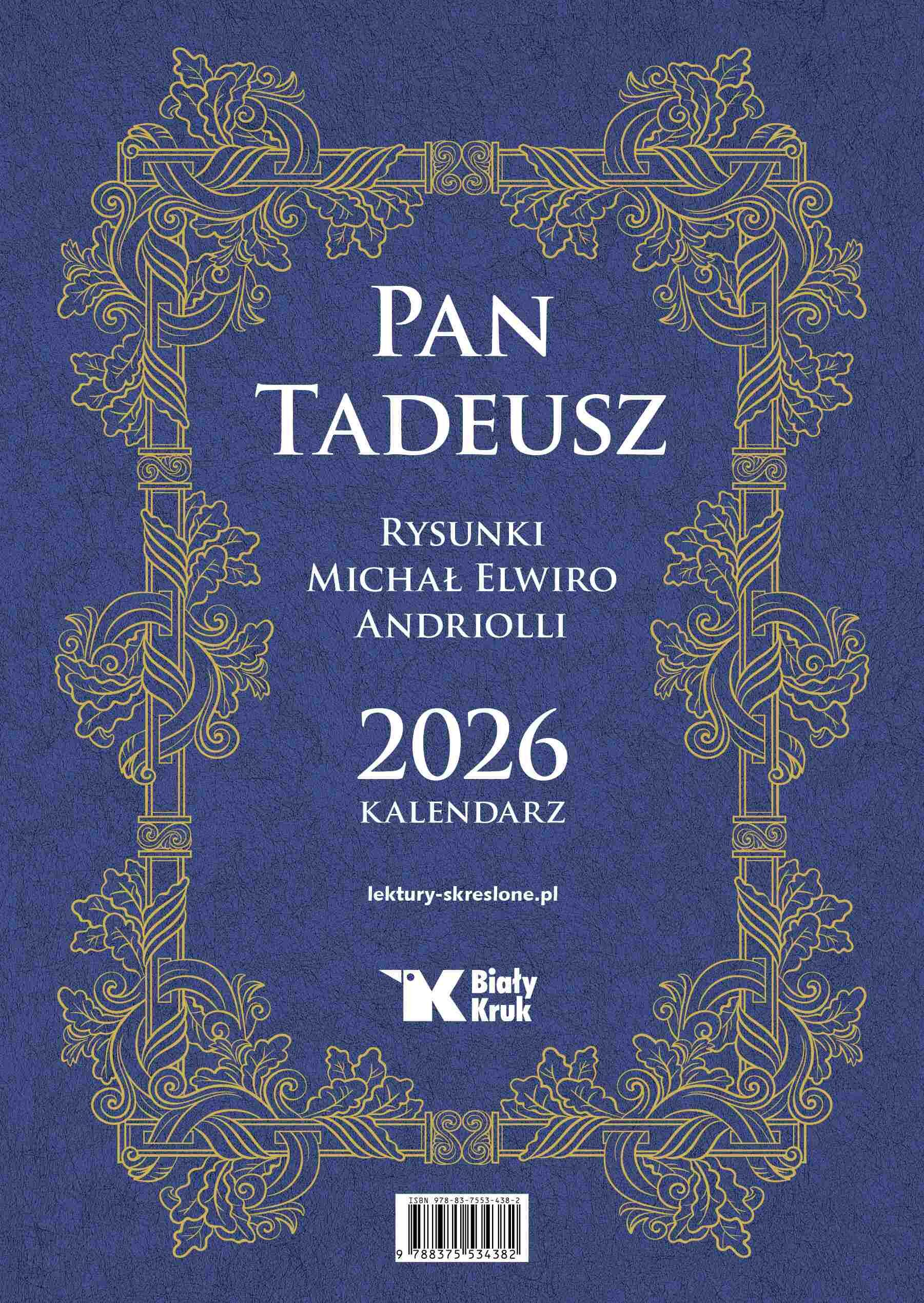Kalendarz 2026 ścienny Pan Tadeusz