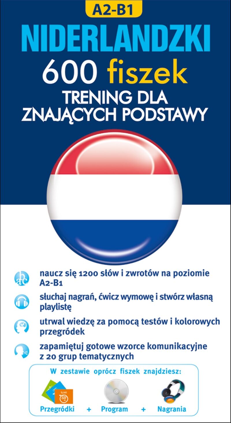 Niderlandzki 600 fiszek Trening dla znających podstawy