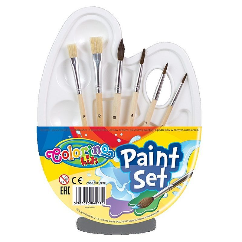 Zestaw do malowania paletka colorino kids
