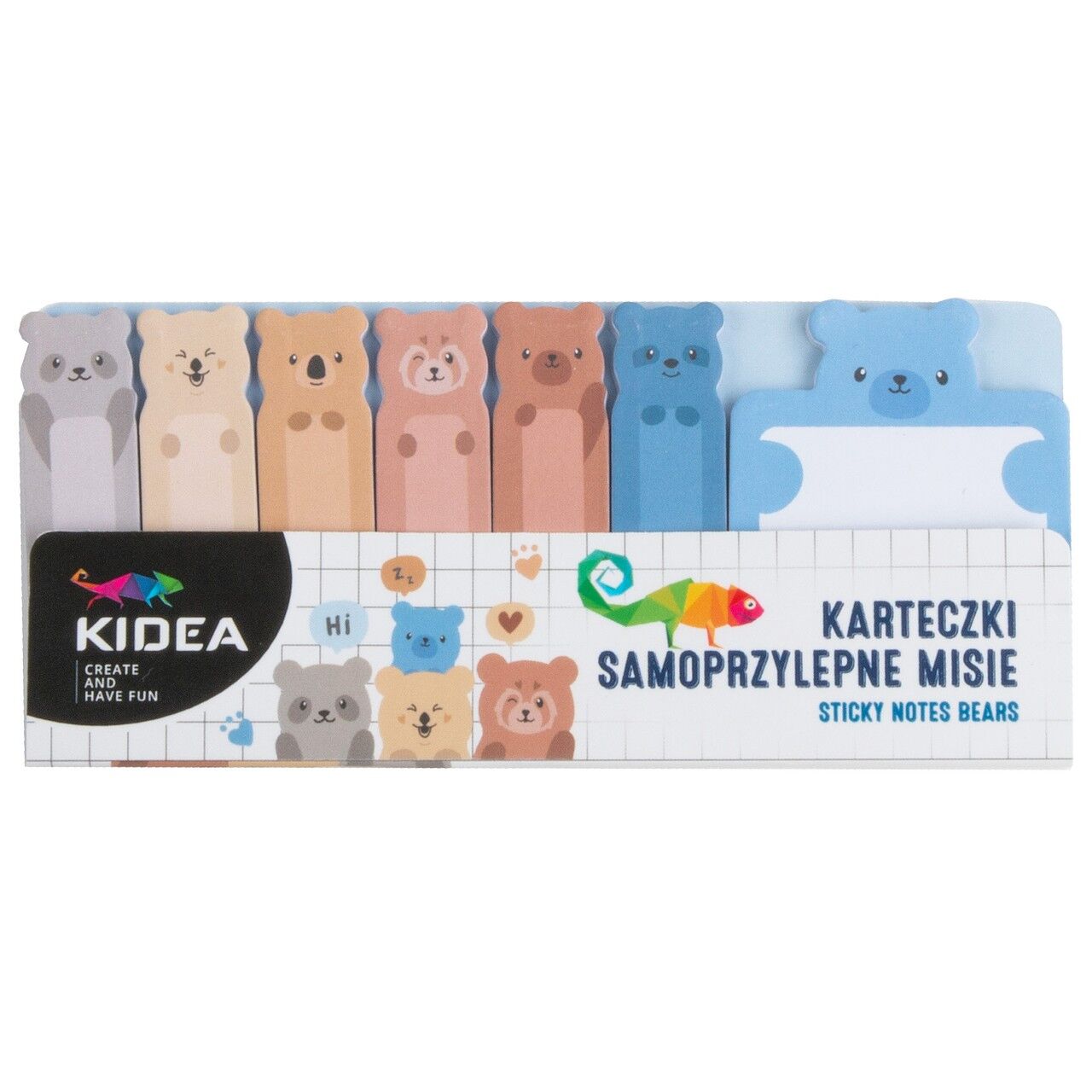 Karteczki samoprzylepne Kidea Misie