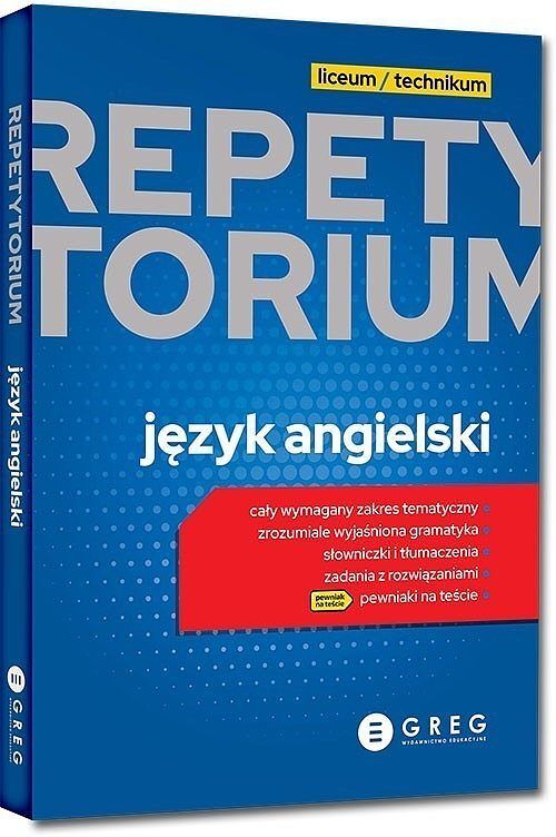 Repetytorium liceum technikum język angielski 2023