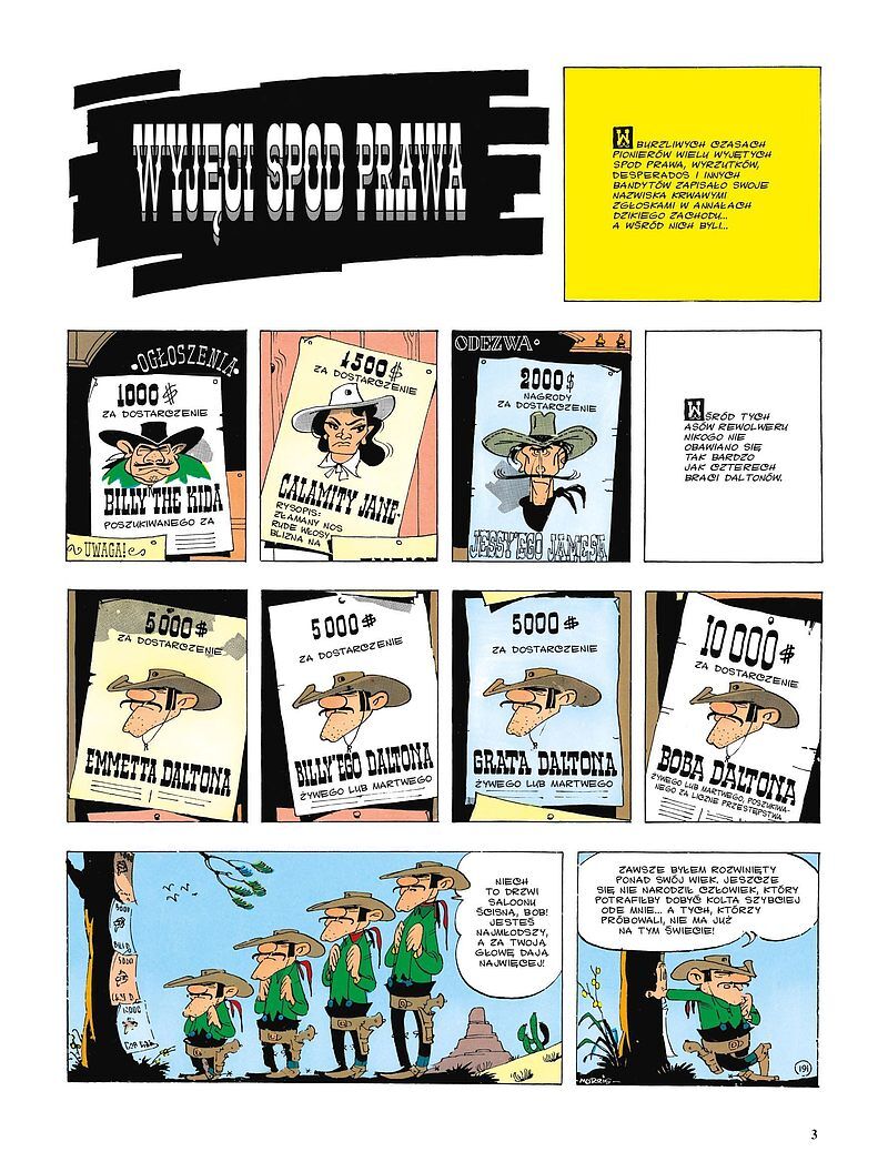 Lucky Luke - 06 - Wyjęci spod prawa