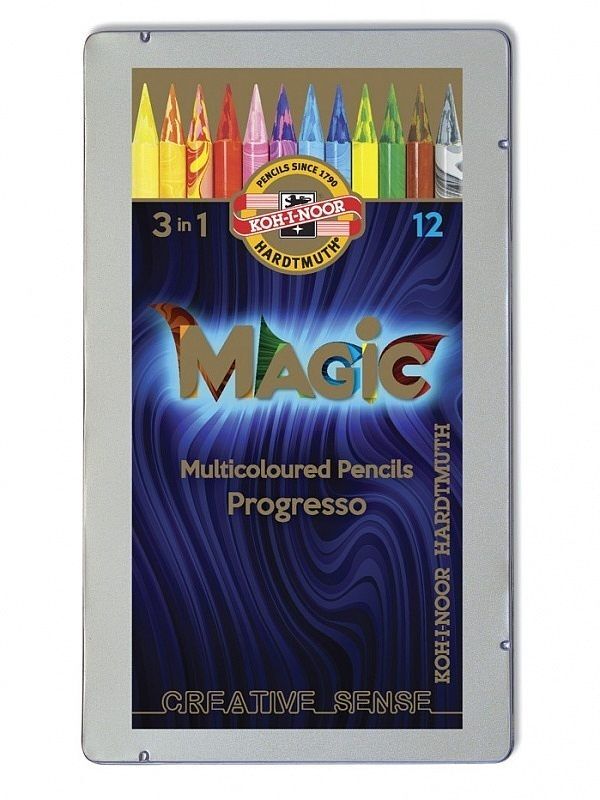 Kredki koh-i-noor progresso magic 8772 12 kolorów