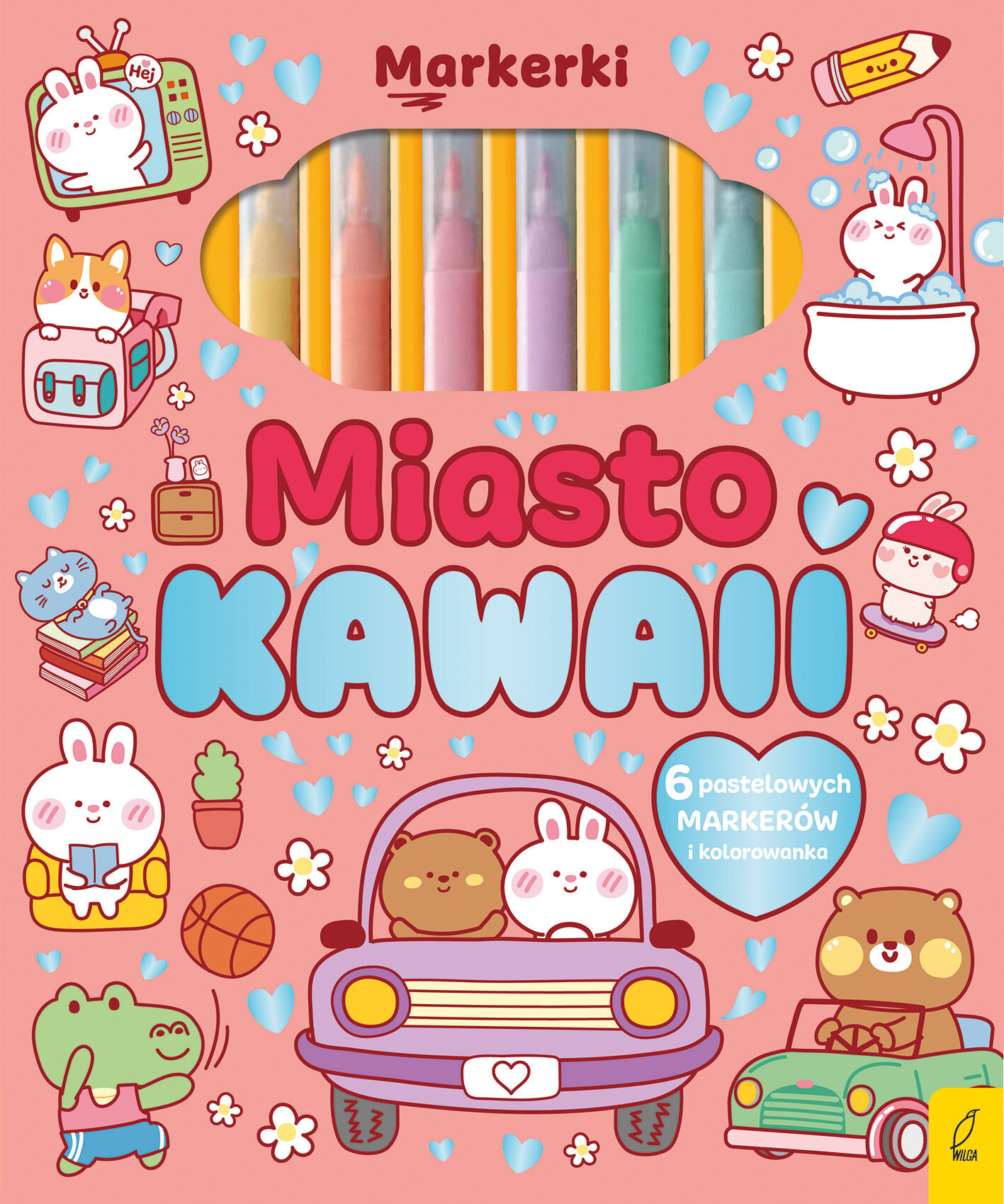 Markerki. Miasto Kawaii