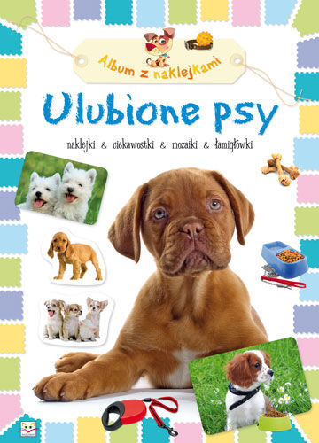 Album z naklejkami- Ulubione psy