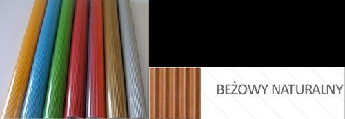 R761 - Tektura falista „E” rolka 50cm x 70cm. kolor beżowy naturalny