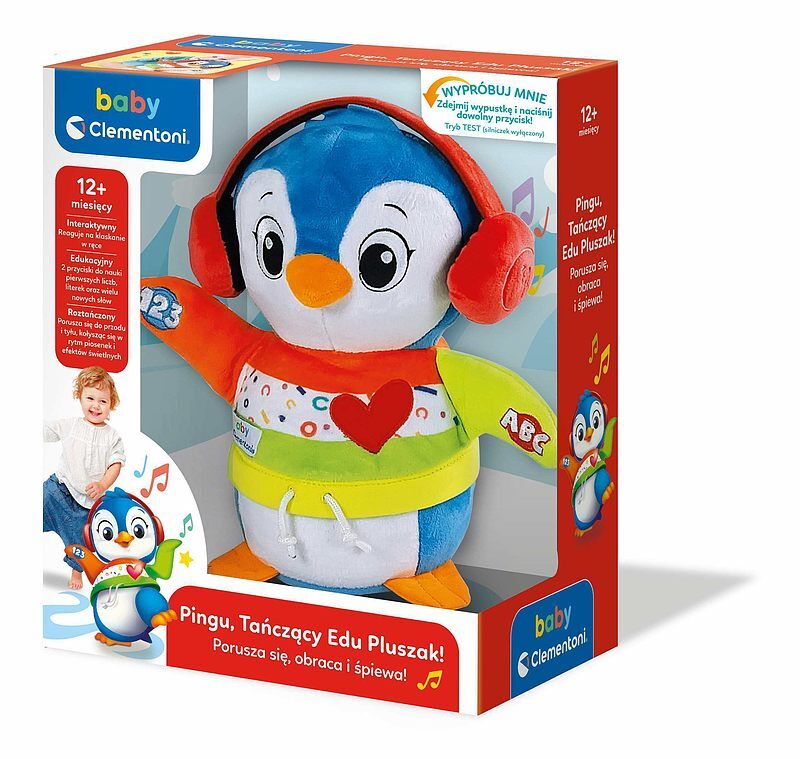 Pingu tańczący edu pluszak 50717