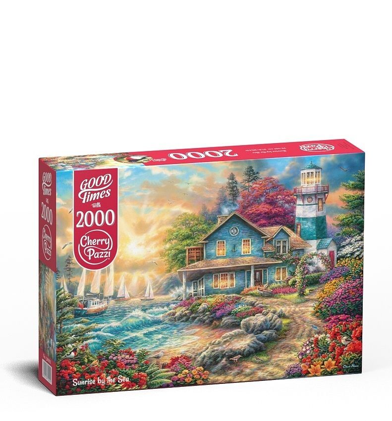 Puzzle 2000 cherry pazzi sunrise by the sea 50002