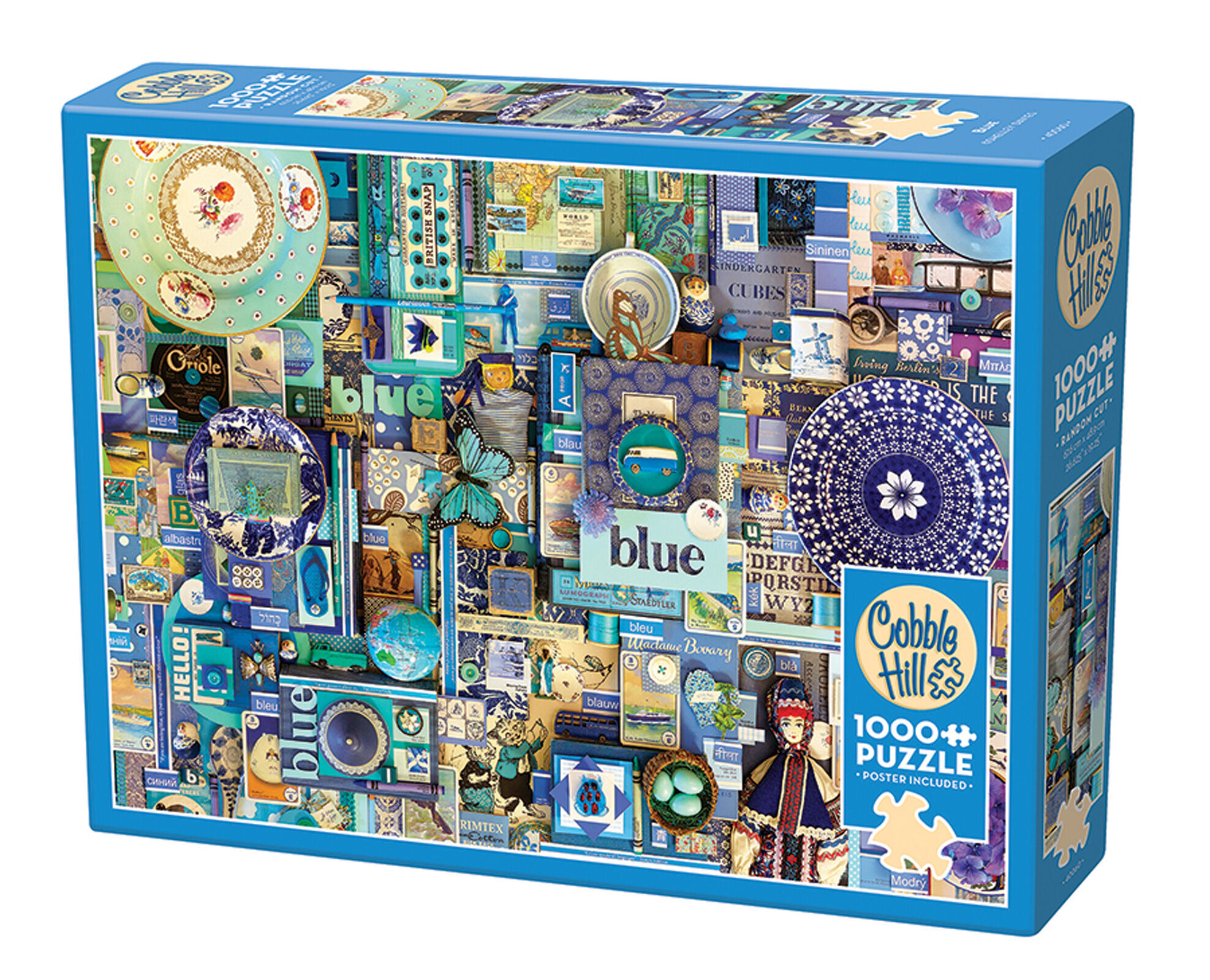 Puzzle 1000 Pomaluj mój świat na kolor niebieski 112211