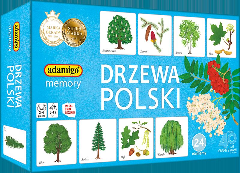 Gra Drzewa Polski Memory