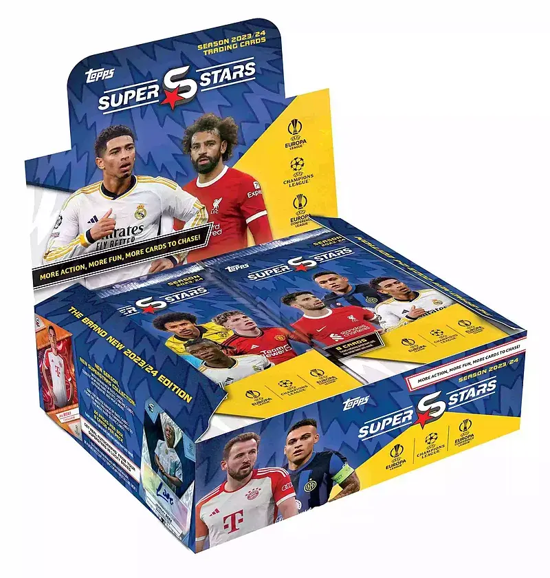 Uefa  topps superstars saszetka z kartami 1szt. Mix