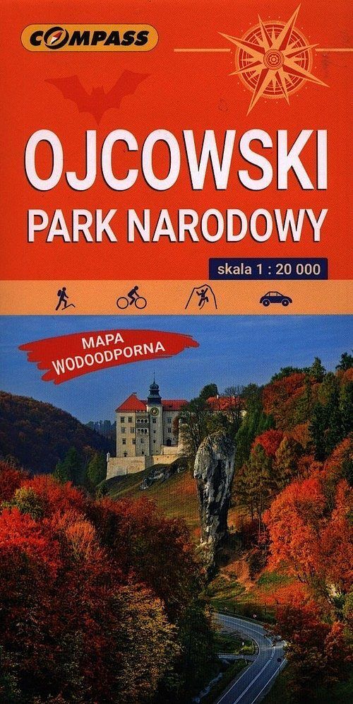Ojcowski Park Narodowy mapa wodoodporna 1:20 000