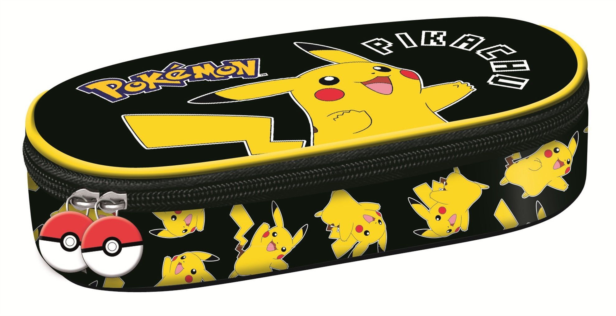 Piórnik saszetka usztywniona z wewnętrzną klapką Pokemon