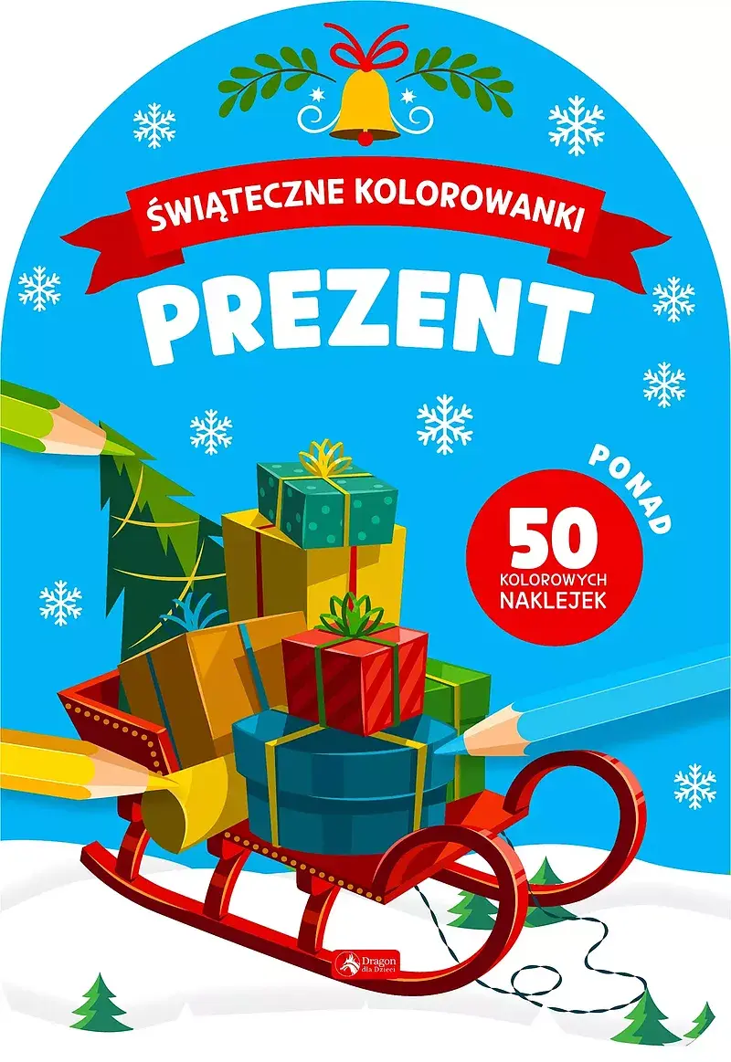 Prezent. Świąteczne kolorowanki
