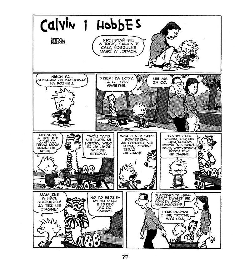 Calvin i Hobbes - 02 - Coś się ślini pod łóżkiem (wyd. II)