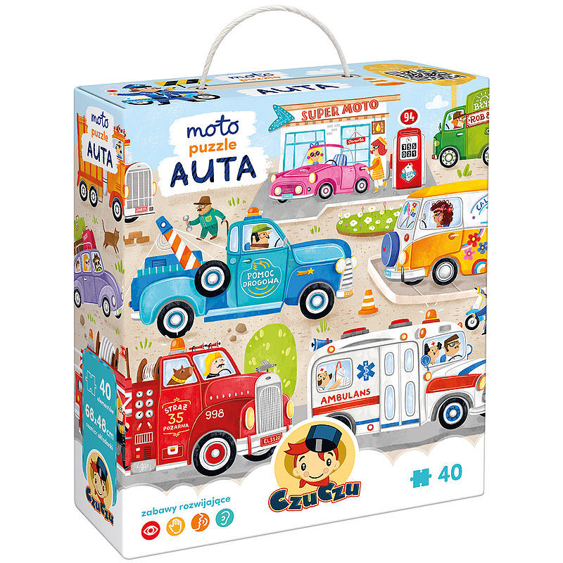 CzuCzu Moto puzzle Auta 3+