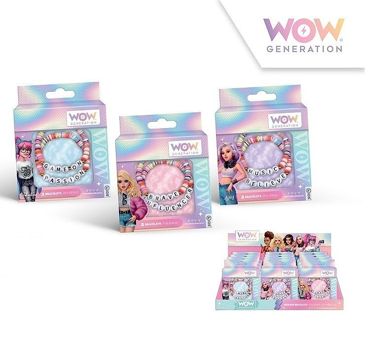 Bransoletki z przesłaniem wow box mix wzorów wow00008
