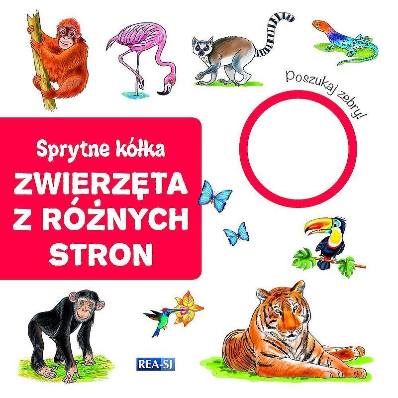 Sprytne kółka zwierzęta z różnych stron