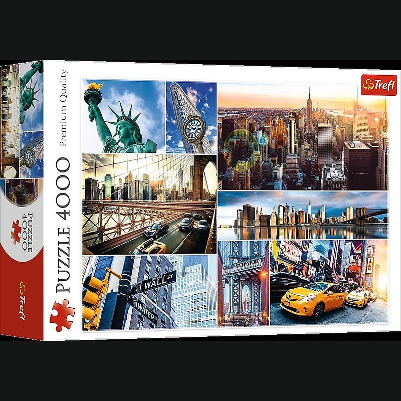 Puzzle 4000 nowy york kolaż 45006